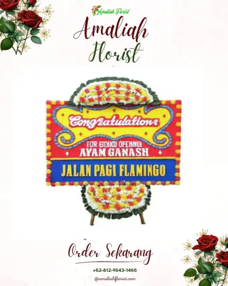 Sewa Papan Bunga pakenjeng